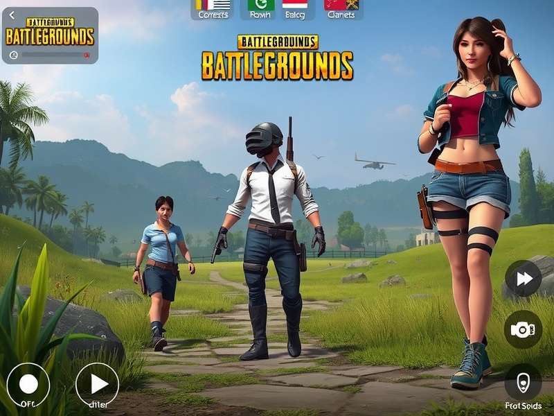 Battlegrounds Mobile India squad executing a tactical maneuver in urban combat