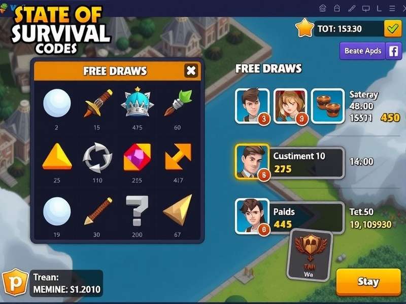 State of Survival Redemption Codes Screen showing reward claims