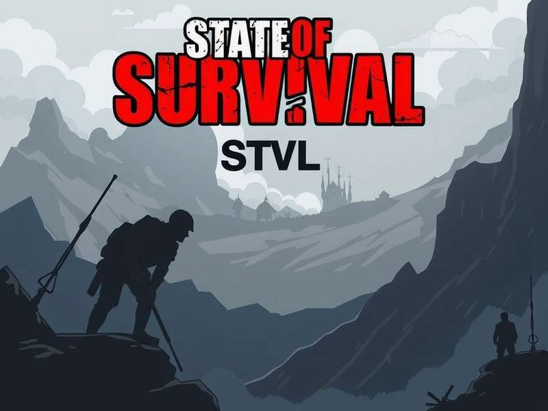 State of Survival gameplay screenshot showing base building and zombies