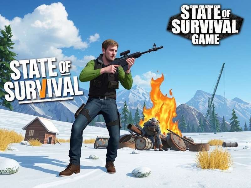 State of Survival gameplay screenshot showing a settlement and heroes