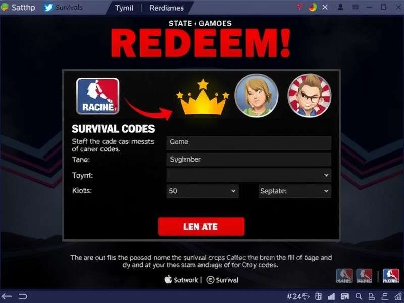 State of Survival Redemption Code Interface on Mobile