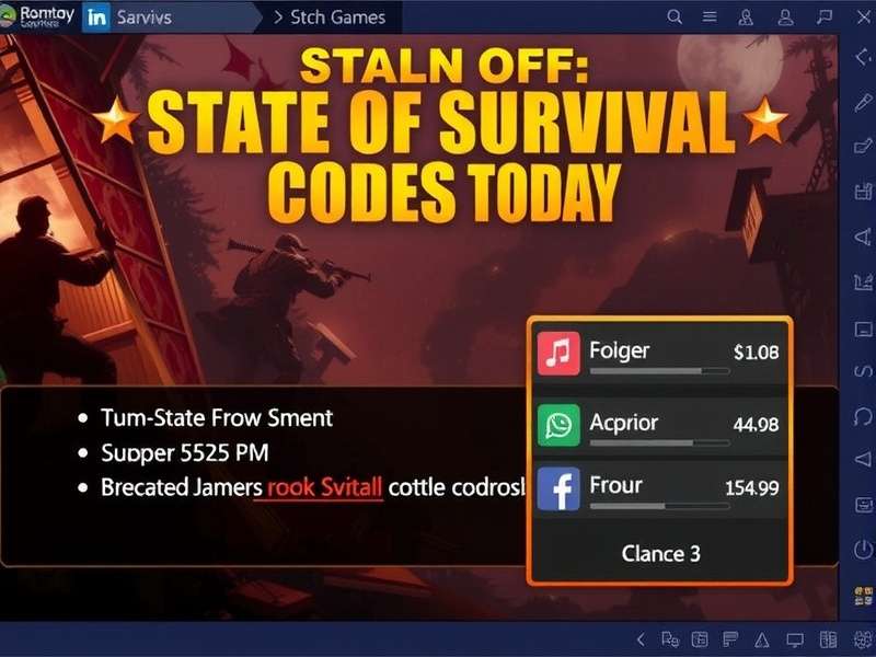 State of Survival redemption code interface on mobile