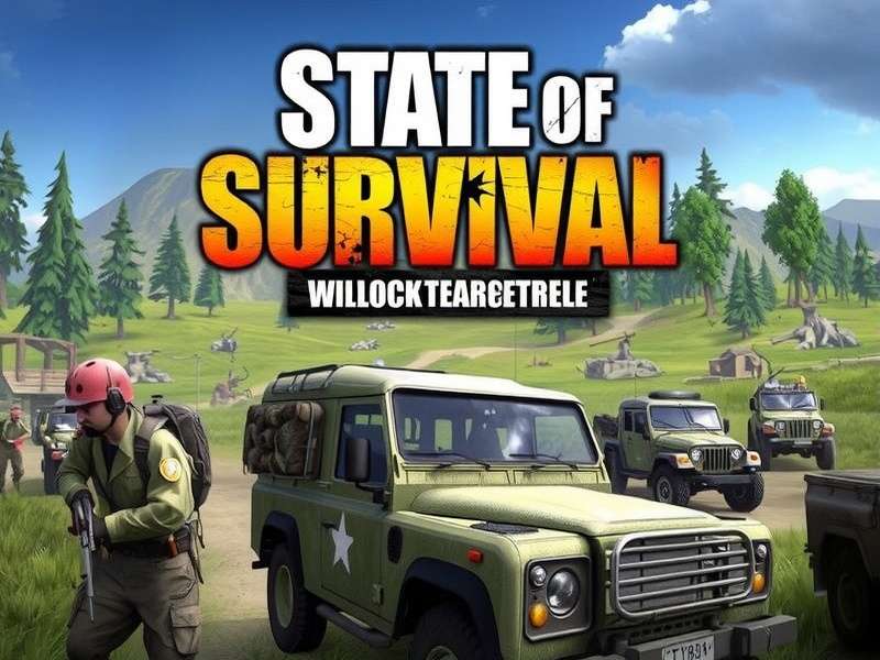 State of Survival strategische Übersichtskarte mit Ressourcen und Feinden