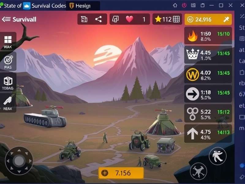 State of Survival New Player Redemption Codes Interface