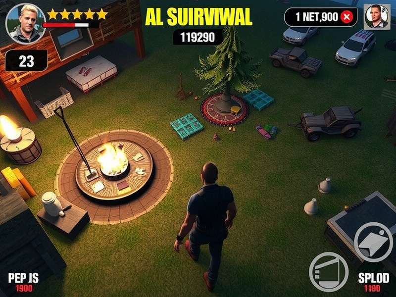 State of Survival Mobile Gameplay Interface on a Smartphone