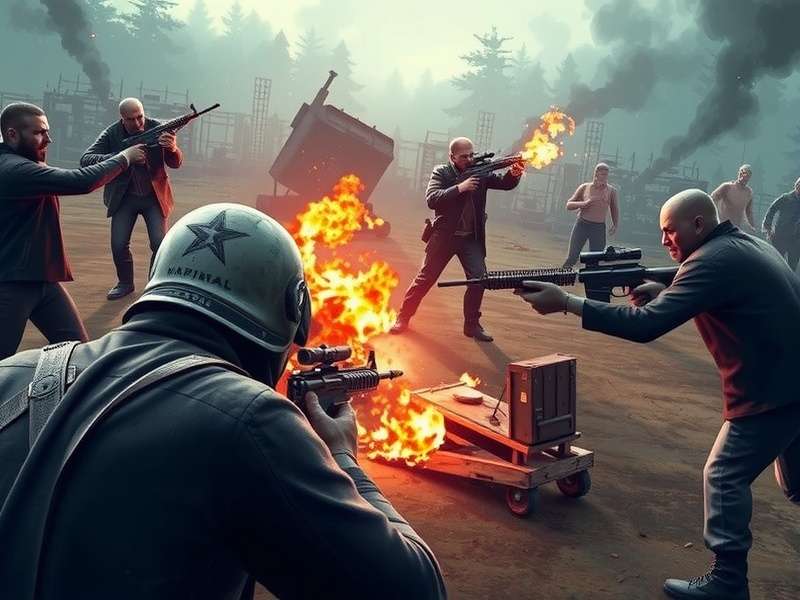 State of Survival core gameplay loop diagram showing Resource, Build, Research, Train, Fight cycle