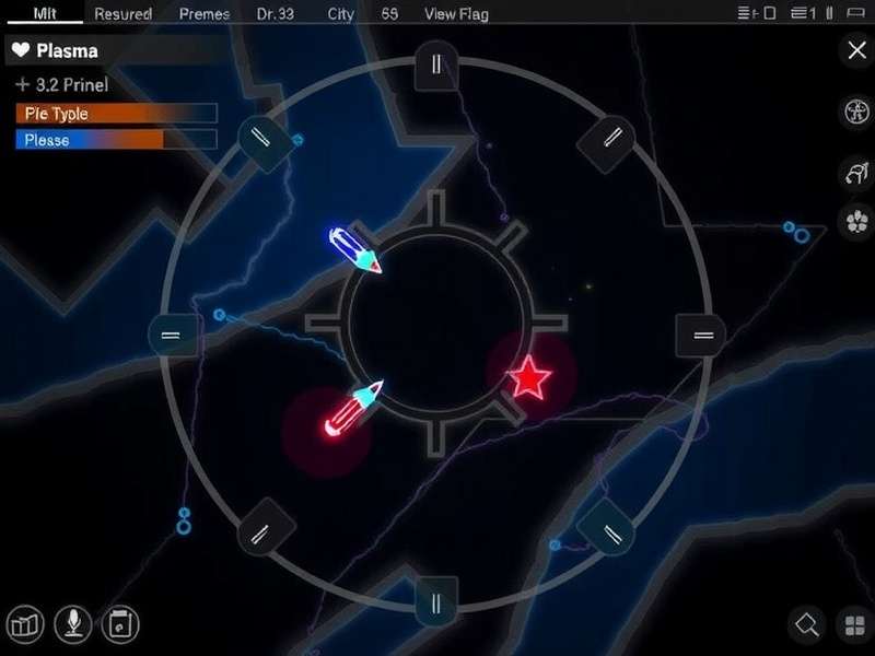 Strategic map showing optimal plasma farming zones with risk-reward analysis