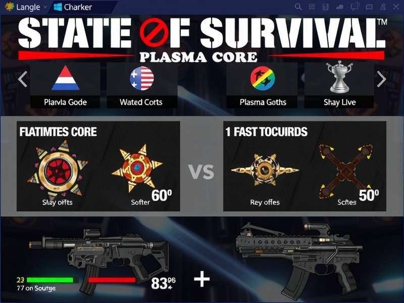 Strategic gameplay interface of State of Survival showing HQ and upgrade menus