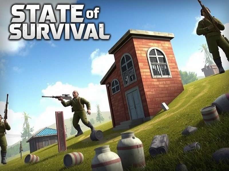 State Of Survival Free Online - Zombie strategy game banner with heroes and fortress