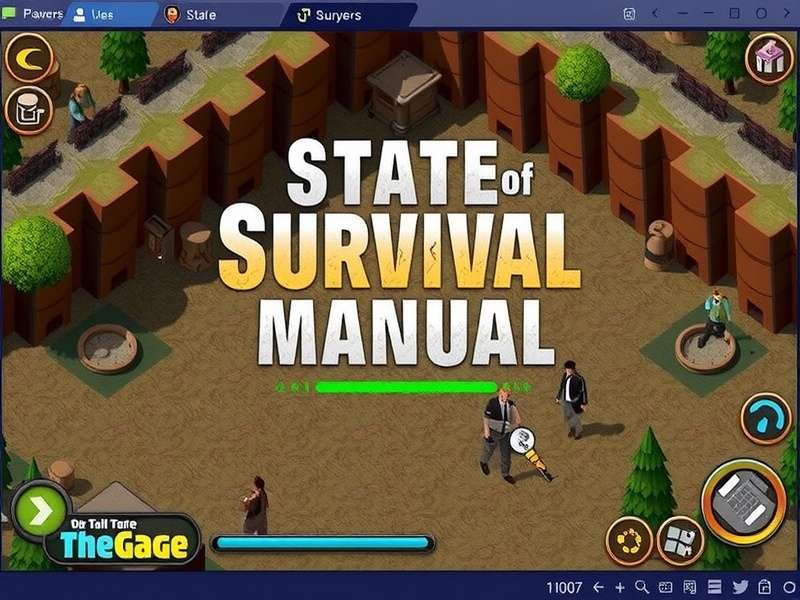State of Survival game manual cover featuring zombie apocalypse survival guide