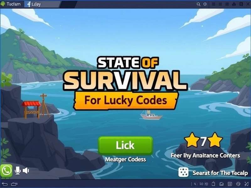 State of Survival gameplay with lucky codes and rewards interface