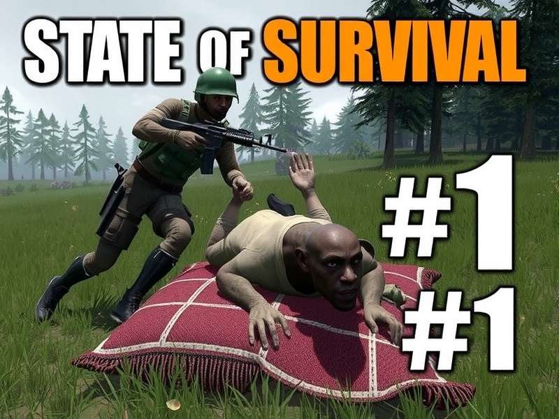 State of Survival gameplay screenshot showing post-apocalyptic base and heroes