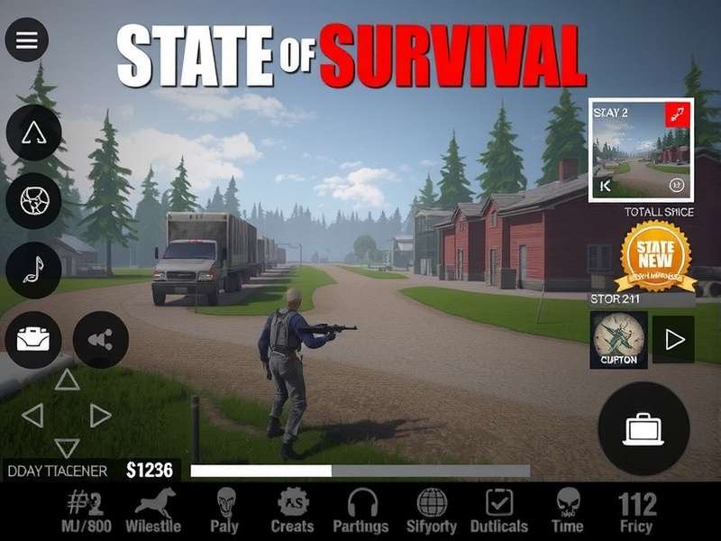State of Survival game poster showing post-apocalyptic survival theme with heroes and zombies