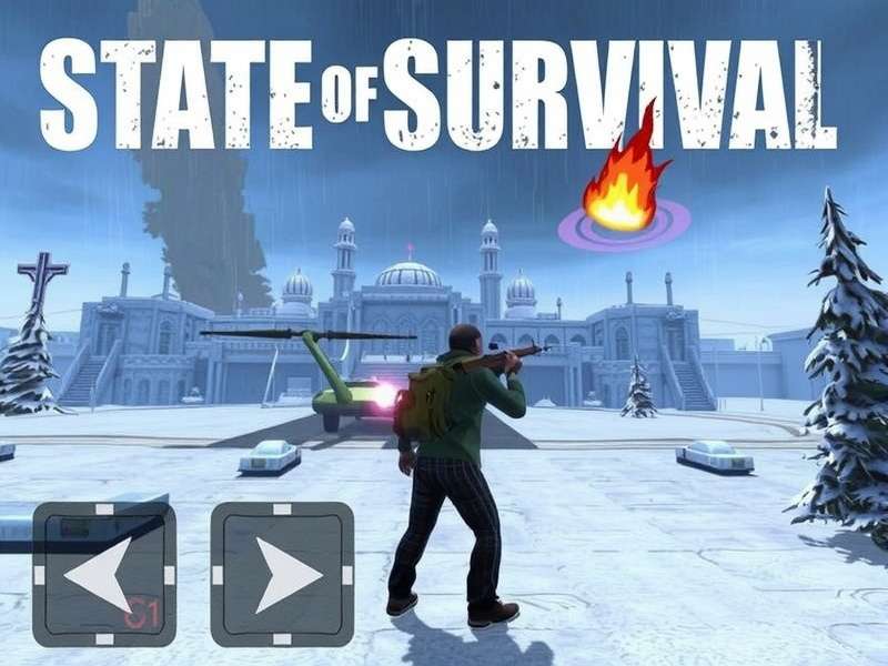 State of Survival epic battle scene with heroes fighting infected hordes